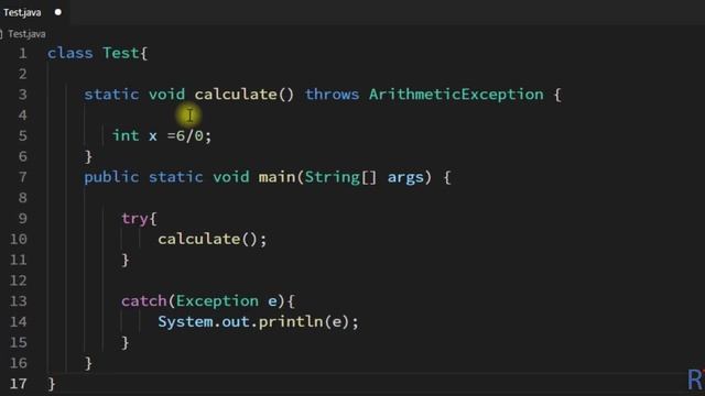 Java-116- Throws Keyword in Java || Java Exception Handling смотреть онлайн
