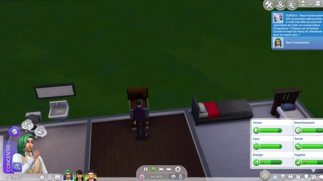 Dr House m'a rendu folle ! (Les sims au travail #1 Carrière Médecin) смотреть онлайн