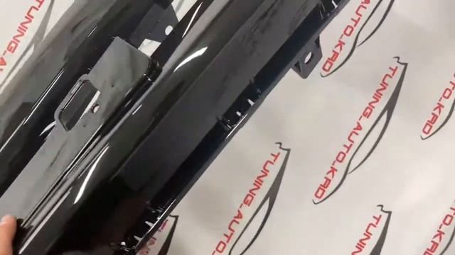 Бампер передний Toyota Land Cruiser 200 с16г Черный смотреть онлайн