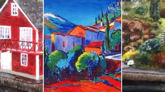 Авторские пейзажи на тему осени смотреть онлайн