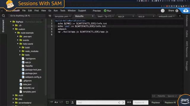 AWS SAM Custom Builds: How To Use Makefiles To Customize Builds In SAM (S2E9)