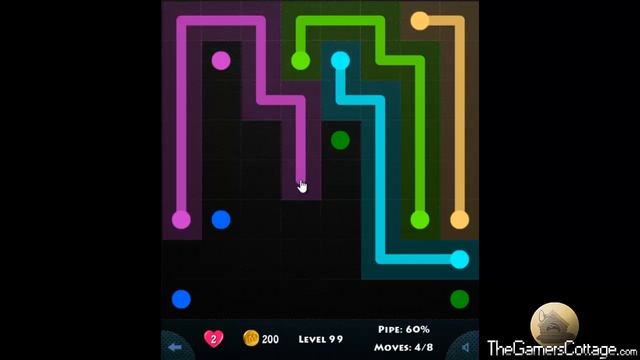 Flow Game Level - 99 [8x8] Beginners Pack Connect the Dots смотреть онлайн