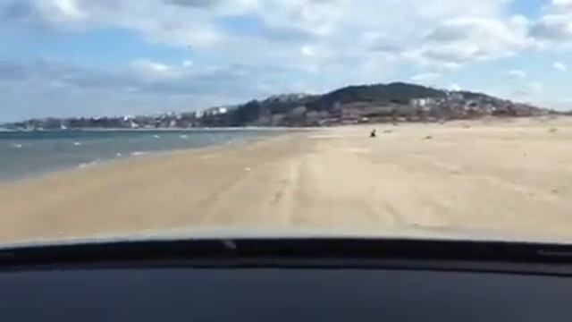 Subaru Forester VDC off Fast Driving On Sand. смотреть онлайн