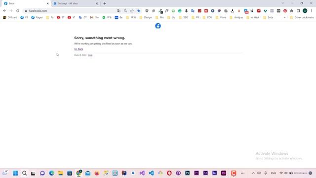 Fix Facebook Sorry Something Went Wrong | Step by Step смотреть онлайн