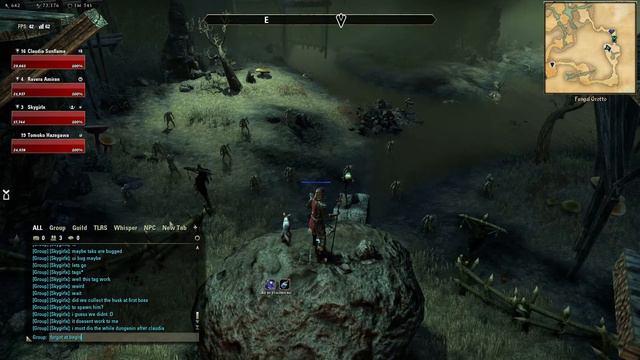 The Elder Scrolls Online: Fungal Grotto -  Templar Heal Gameplay