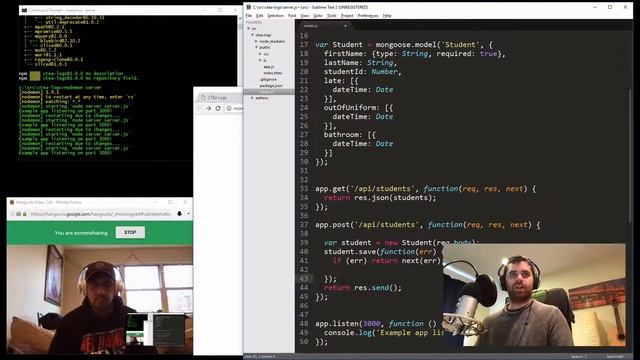 4/4: Using MongooseJS to push objects onto sub-arrays смотреть онлайн