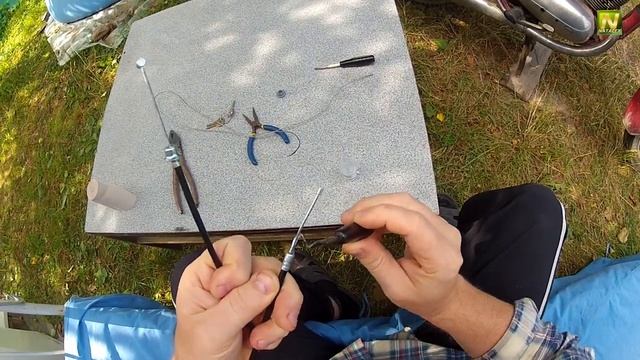 [Natalex] Замена тросика газа на Java 250 (Ява капелька, Ява старушка) "Влог"... смотреть онлайн