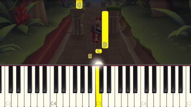Talking TOM GOLD RUN - Adventure Theme - VERY EASY Piano tutorial смотреть онлайн