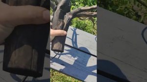 Показываю как сделать стильную люстру из корня дерева)