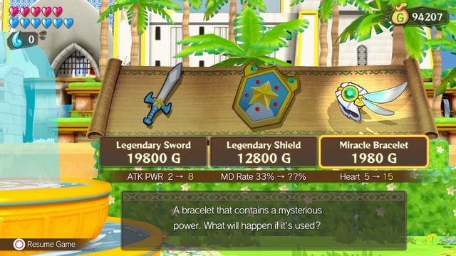 Wonder Boy Asha in Monster World - Secret Debug Shop Magic Merchant смотреть онлайн