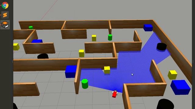 robot Waypoints navigation | Gazebo ROS melodic Python смотреть онлайн