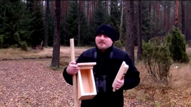 budki lęgowe dla ptaków cz. 2 - W jaki sposób powiesić budkę typu A dla sikor. смотреть онлайн