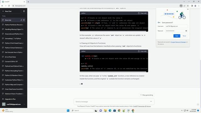 Why different reference is created for int object when passed to function in python смотреть онлайн