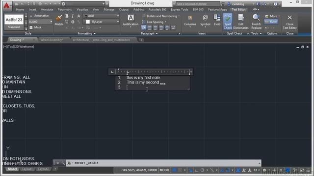 Autodesk AutoCAD 2015 Tutorial | Multi-Line Text Enhancements смотреть онлайн