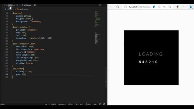 How To Make Website Preloader Animation With HTML CSS | Easy To Make Preloader смотреть онлайн