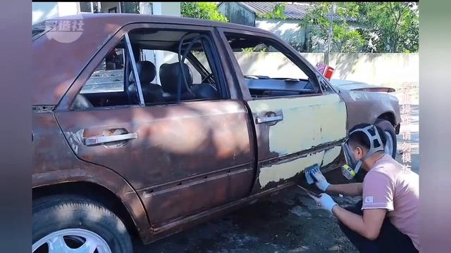Restoration Abandoned 50-Year-Old Classic Mercedes Bodywork Car | Restoration