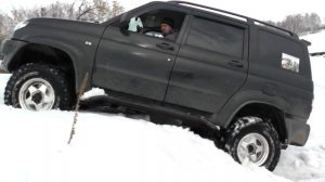 Уаз Патриот 3uz оффроад тест