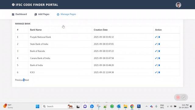 Indian IFSC Code Finder PHP Script смотреть онлайн