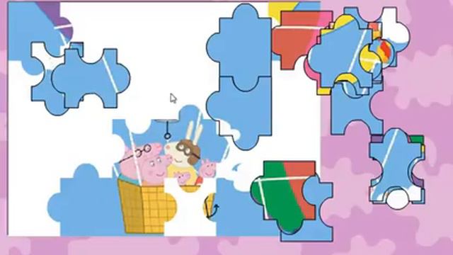 PEPPA PIG PAZZLE Свинка Пеппа пазл Baby Play смотреть онлайн