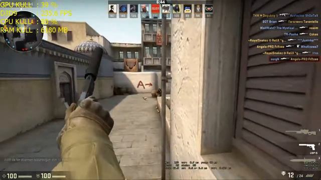 GTX 1060 + i5 4670K CS GO FPS Test High & Low Settings смотреть онлайн