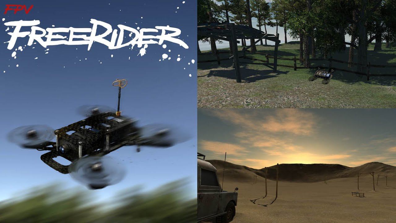 FPV Freerider - Реалистичный симулятор квадрокоптера на Android смотреть онлайн