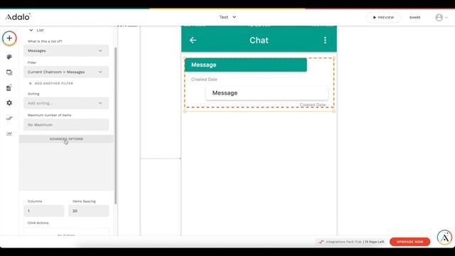 Делаем чат (переписку) в Адало. How to create chat in Adalo смотреть онлайн