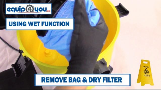 Karcher WD 1 How To: Change Bags & Filters - AND using Wet Function смотреть онлайн