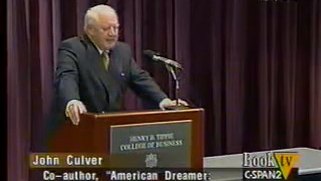 John Culver On Book TV (4/3/2000) Part 4