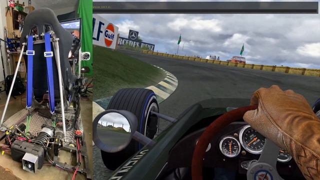 Assetto Corsa GP legends in my VR motion simulator -BRM P83 at the 1967 Zandvoort Assetto Corsa. смотреть онлайн