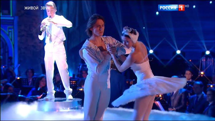 Денис Родькин и Кристина Кретова (балет), Тимофей Яхнов (гобой). Адажио из балета "Лебединое озеро" смотреть онлайн