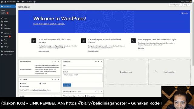 Cara Membeli Hosting Gratis Domain dan Instal WordPress! смотреть онлайн