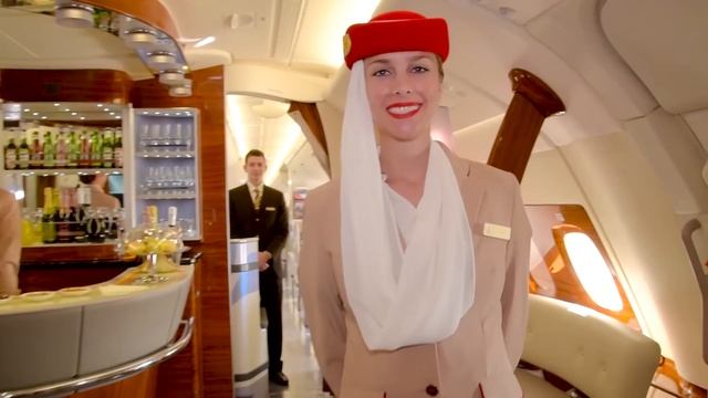 Cabin Tour | Two-class Airbus A380 | Emirates Airline смотреть онлайн