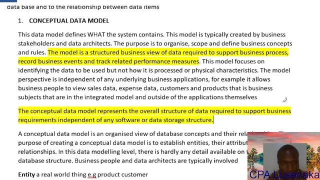 DATA MODELS CONCEPTUAL, LOGICAL & PHYSICAL DATA MODELS CPA KASNEB EXCEL смотреть онлайн