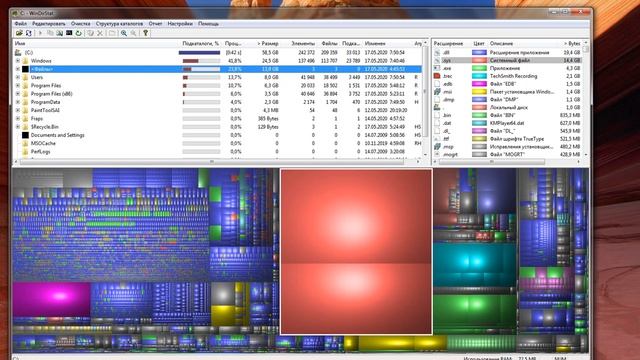 Windirstat бесплатная программа для анализа жесткого диска. смотреть онлайн
