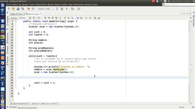 [Java básico] Desarrollo de un ejercicio [Ejercicio 1] смотреть онлайн