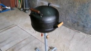 Барбекю гриль из водонагревателя своими руками