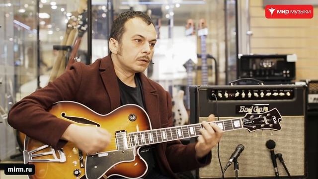 Знакомство с гитарным джазом. Георгий Яшагашвили и гитара FGN Masterfield Jazz. Часть 2. смотреть онлайн