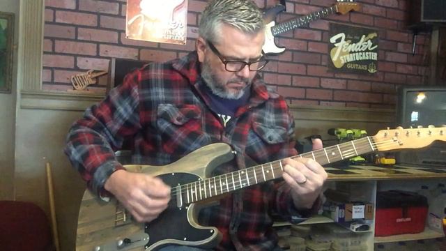 Relic Barncaster Electric Guitar with Fender Tex Mex Pickups by Nate's Relic Guitars смотреть онлайн