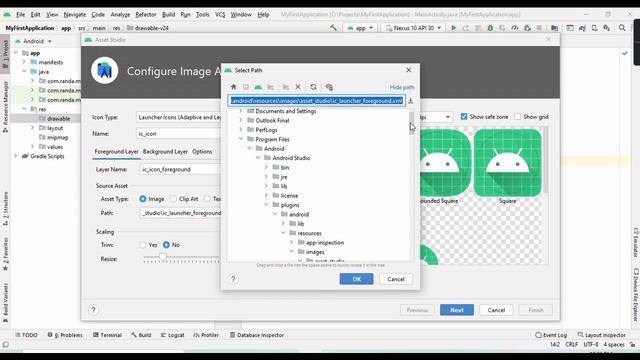 How to Change App Icon in Android Studio #androidstudio #java #drawable #changeIcon смотреть онлайн
