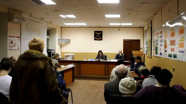 Встреча И.О. главы управы района Сокол с населением 17.12.2014г. (1 часть) смотреть онлайн