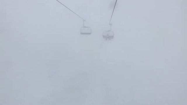 Когда в горах идёт снег 😳Gudauri, Georgia, march 2018 смотреть онлайн
