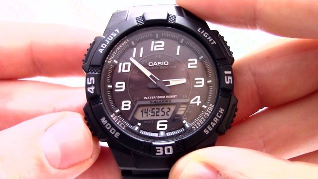 Casio Illuminator AQ-S800W-1B [AQ-S800W-1BVEF] - инструкция, как настроить от PresidentWatches.Ru смотреть онлайн