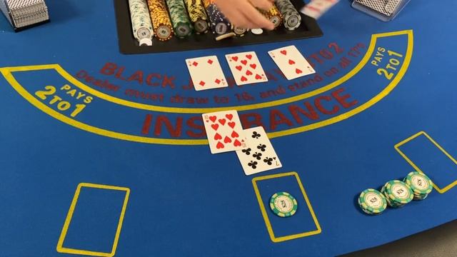 Best Blackjack Betting Strategy! $500 Buy In! смотреть онлайн