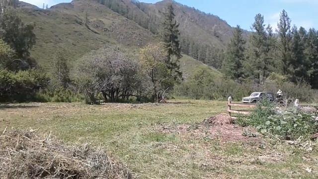 Уборка сена конными граблями смотреть онлайн