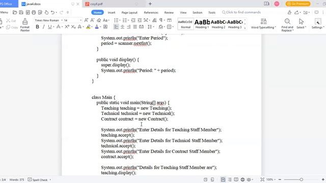 #Object Oriented Programming with Java Lab Program 4#VTU#CSE смотреть онлайн