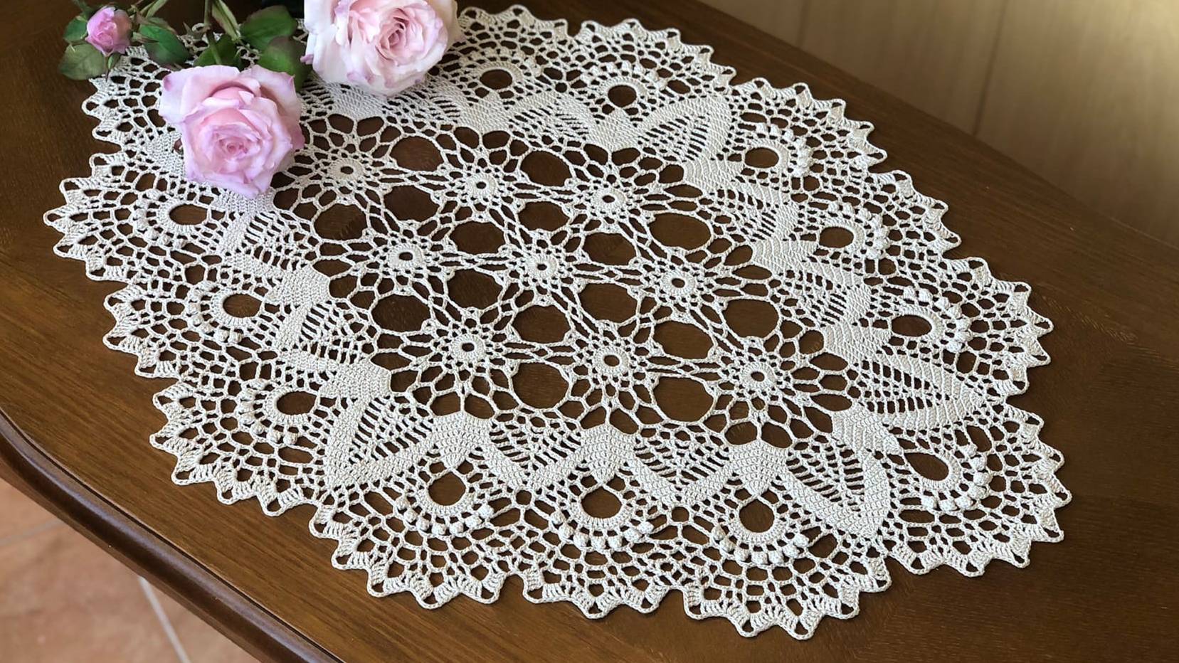 Подробный МК _Салфетка крючком _- Для начинающих. Часть 3 ч. смотреть онлайн