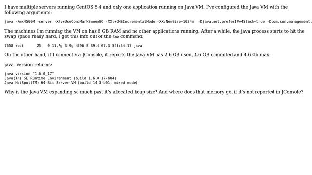 DevOps & SysAdmins: Why does the Java VM process eat up more RAM then specified in -Xmx parameter? смотреть онлайн