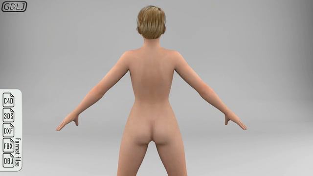 Get 3D MODEL - Girl - [ nude Body ] - With Different file formats and very high-quality textures смотреть онлайн