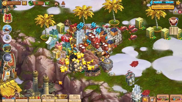 Клондайк / Открываем гору подарков / Копилка подарков в Клондайке / Klondike game смотреть онлайн