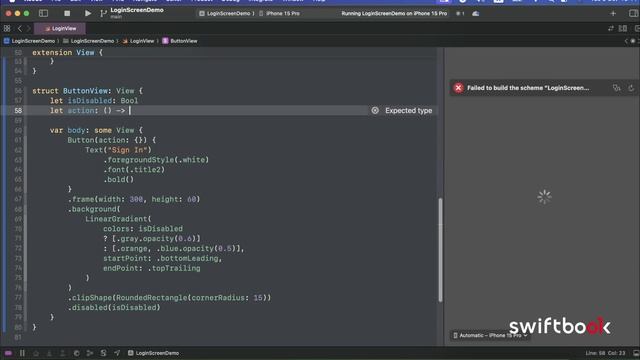 Login Screen with SwiftUI (+ Observation) смотреть онлайн